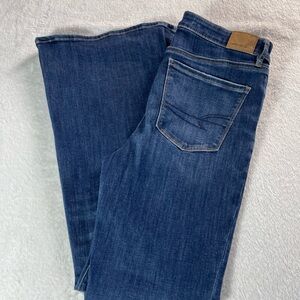 American Eagle Super High-Rise Flare Next Level Stretch Size 12 Regular